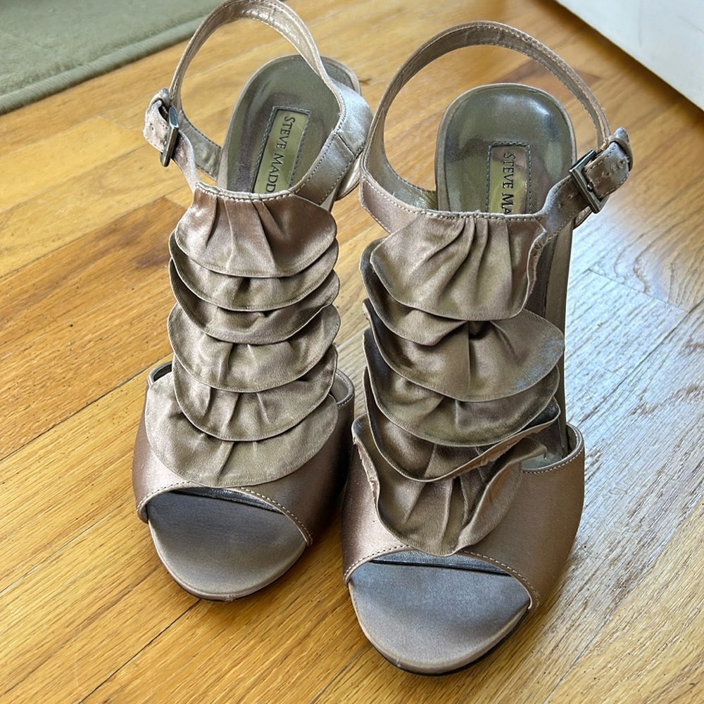 Steve Madden Luxe Satin Heels